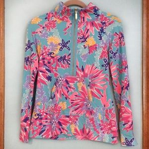 Lilly Pulitzer 3/4 zip up jacket